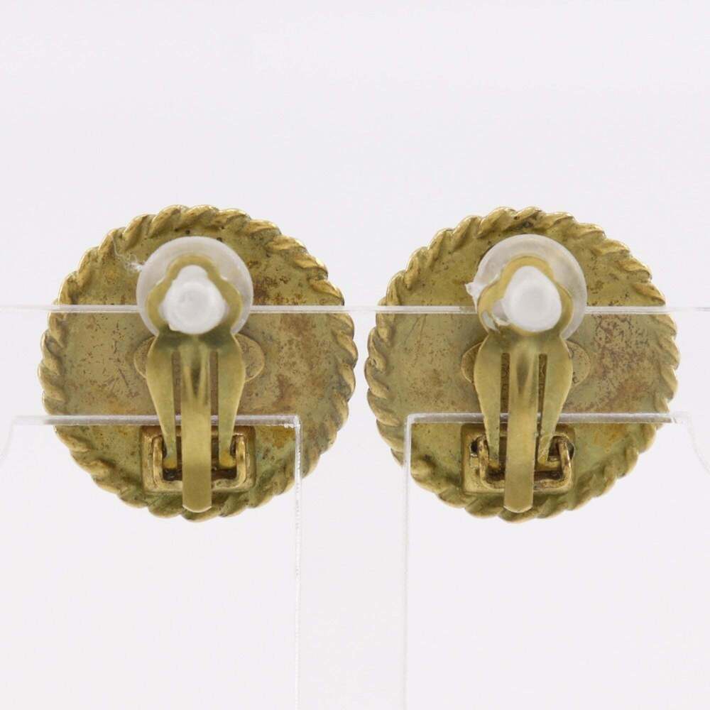 CHANEL Authentic Vintage Black Logo Earrings - Picture 3 of 9